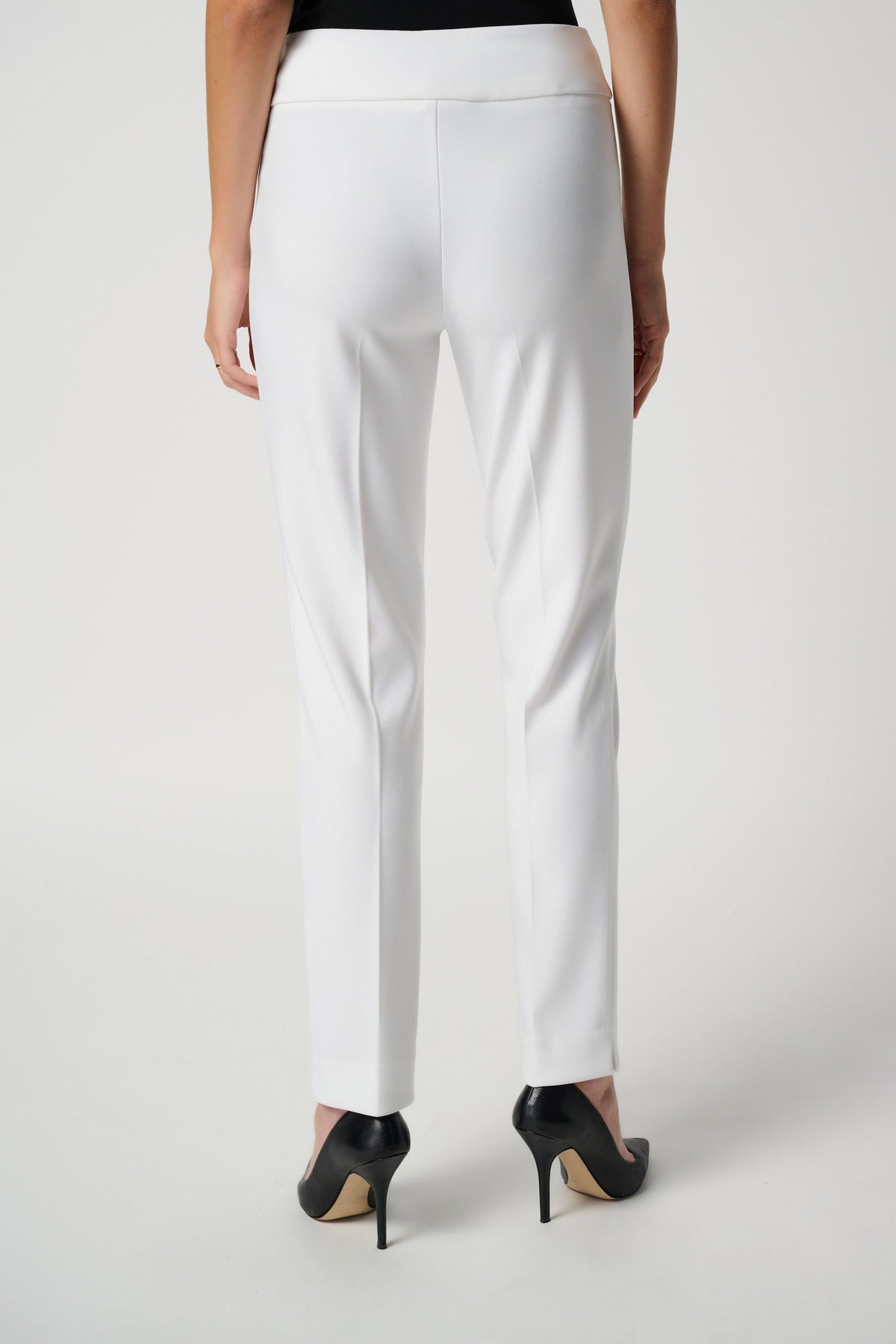 Joseph Ribkoff Slim Fit Pull-On Pant - Style 144092, back, vanilla