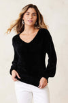 Tommy Bahama Island Luna Chenille V-Neck Sweater - Style SW420987