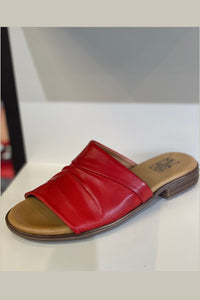 Miz Mooz Slide Sandal - Style Delilah, side2, scarlet