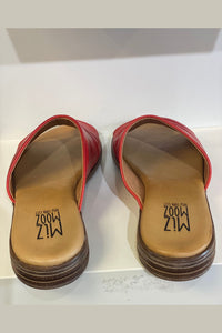 Miz Mooz Slide Sandal - Style Delilah, back, scarlet