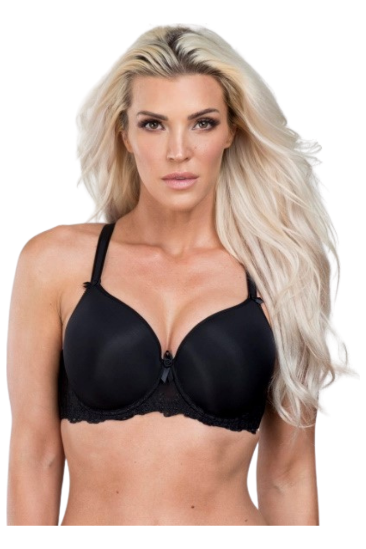 Fit Fully Yours Elise Moulded T-Shirt Underwire Bra - Style B1812-BK –  Close To You Boutique