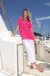 Neon Buddha Happy Place Tunic - Style 11952, lifestyle, pink