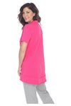 Neon Buddha Happy Place Tunic - Style 11952, back2, pink