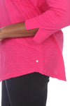 Neon Buddha Arcadia Tunic - Style 11960, side hemline, pink