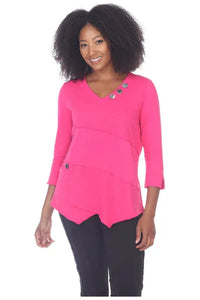 Neon Buddha Arcadia Tunic - Style 11960, front, pink