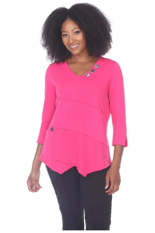 Neon Buddha Arcadia Tunic - Style 11960, front, pink