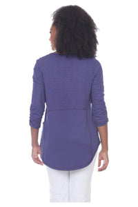 Neon Buddha Bali Tunic - Style 11967, back, grape