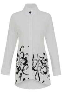 Ever Sassy Love Always Tunic Blouse - Style 13452, front