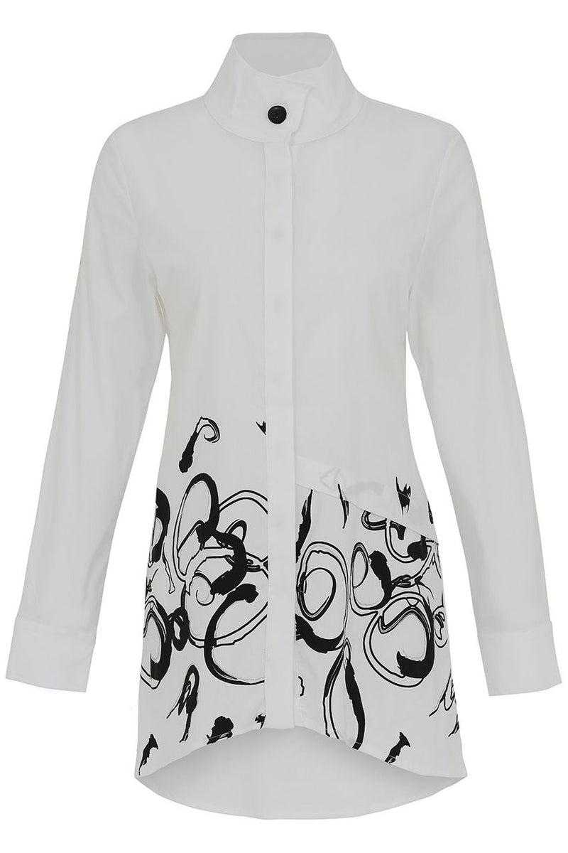 Ever Sassy Love Always Tunic Blouse - Style 13452, front
