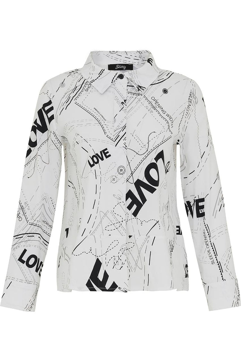Ever Sassy Love Always Blouse - Style 13454, front