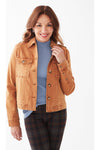 FDJ Vintage Crop Jacket - Style 1394511, front, chipmunk