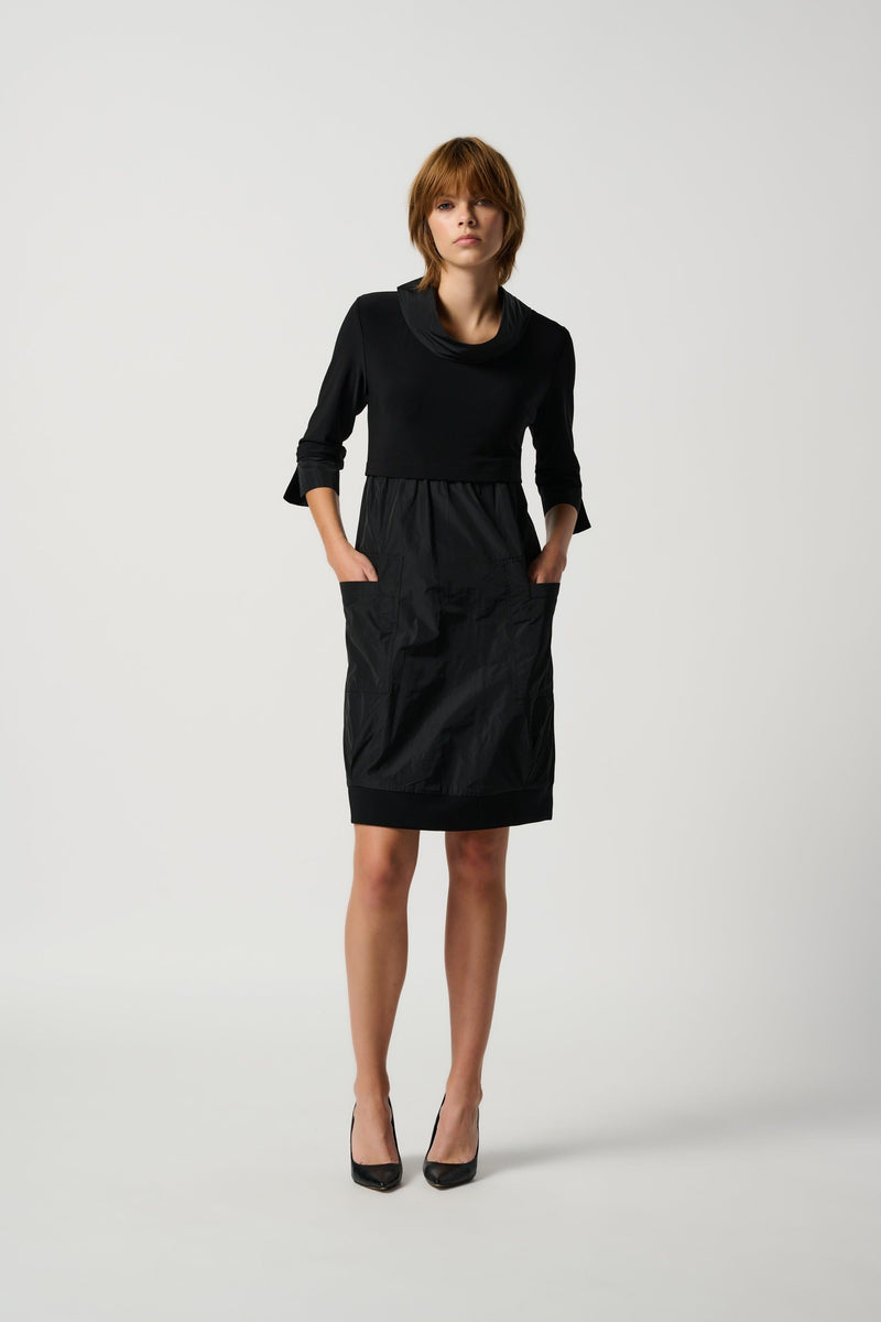 Joseph Ribkoff Miracle Dress - Style 173444TT, front, black