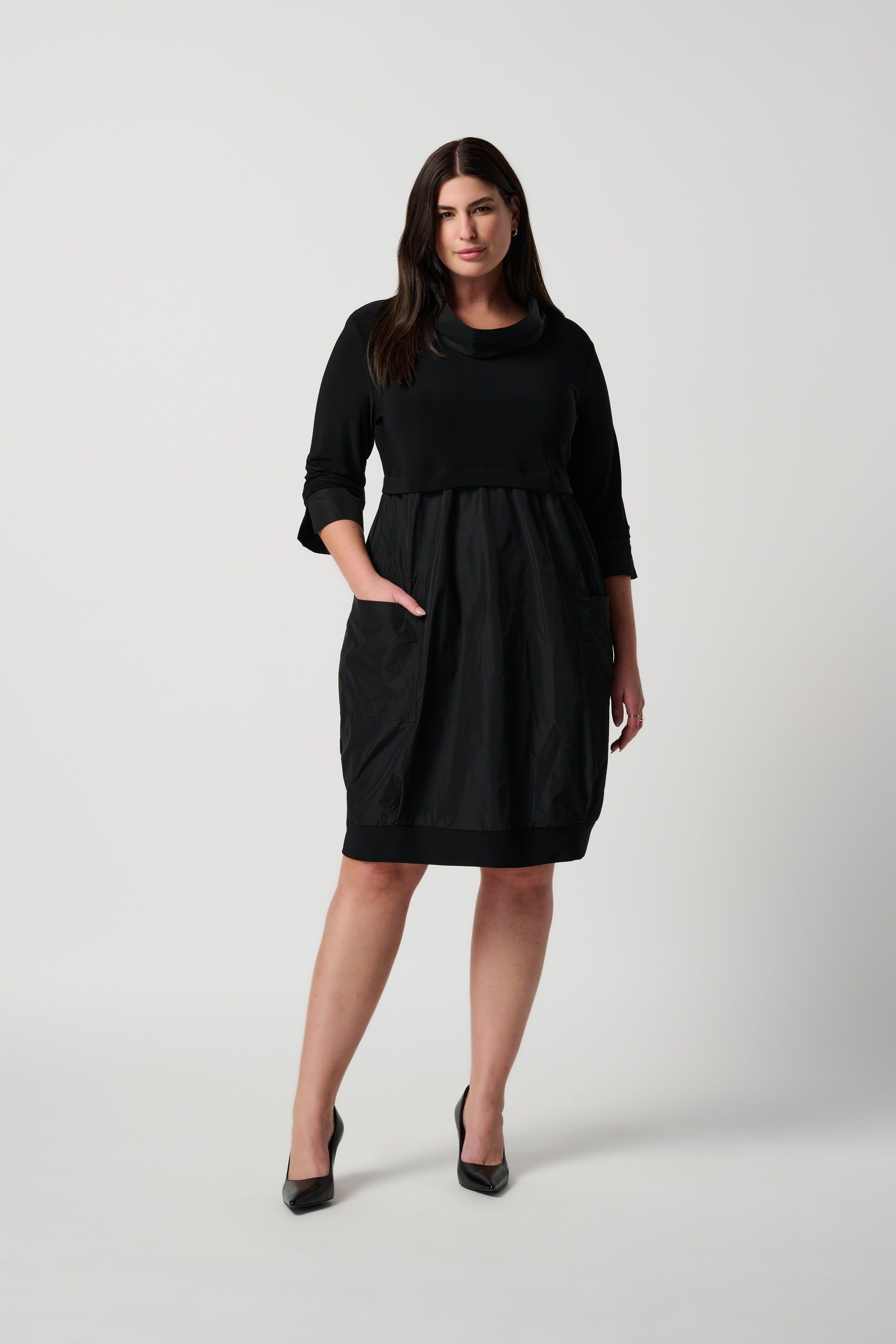 Joseph Ribkoff Miracle Dress - Style 173444TT, front3, black
