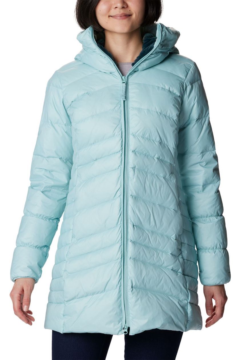 Columbia Autumn Park Down Hooded Mid Jacket - Style 1930221321, front