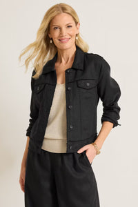 Tommy Bahama Linen Raw-Edge Jacket