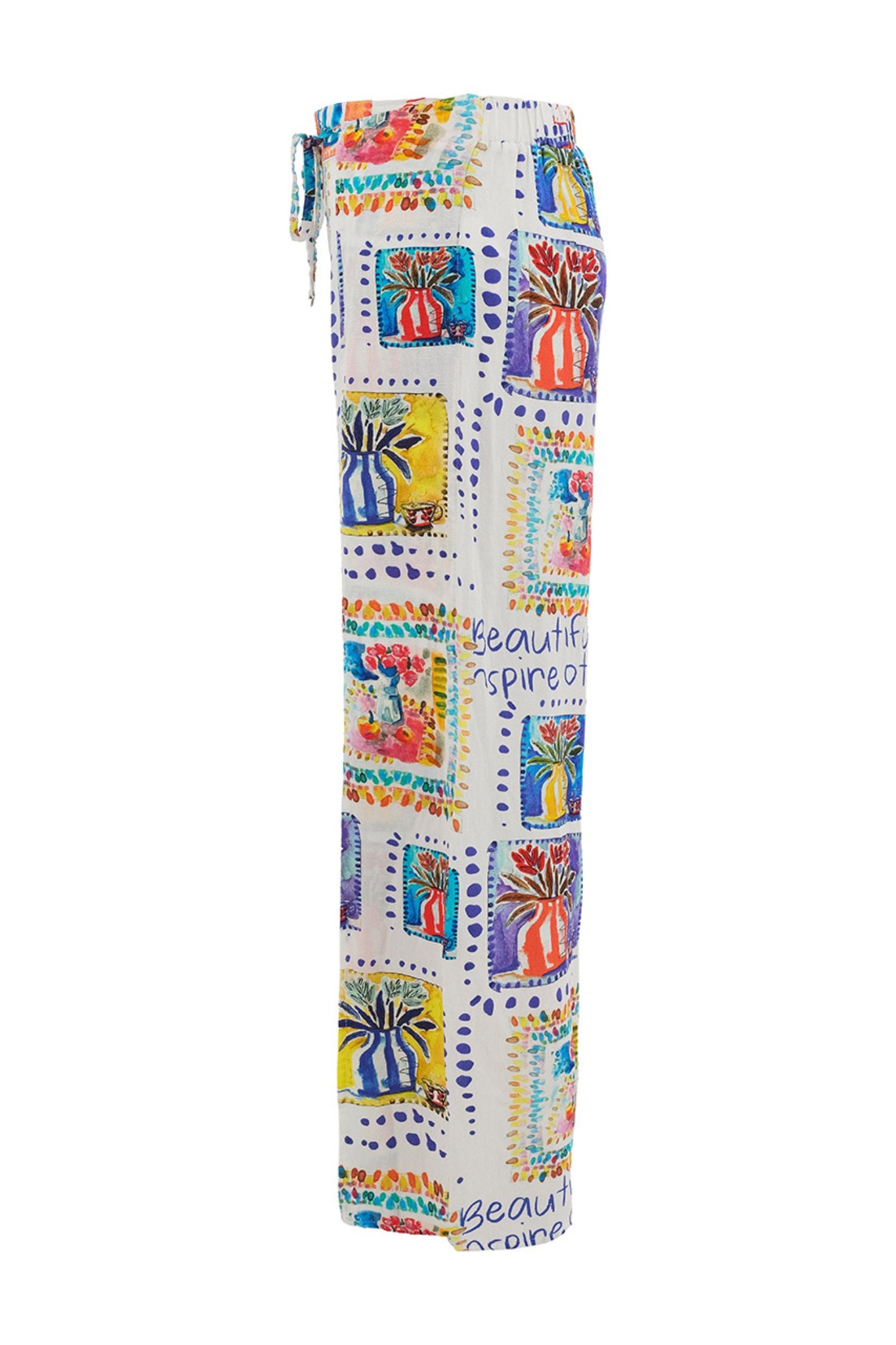 Dolcezza "My Handmade Garden" Drawstring Pant - Style 26625