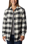 Columbia Holly Hideaway Flannel Shirt - Style 2012791011, front open