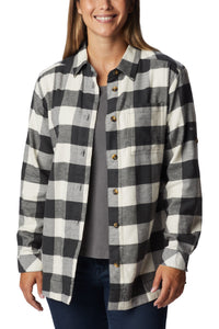 Columbia Holly Hideaway Flannel Shirt - Style 2012791011, front open