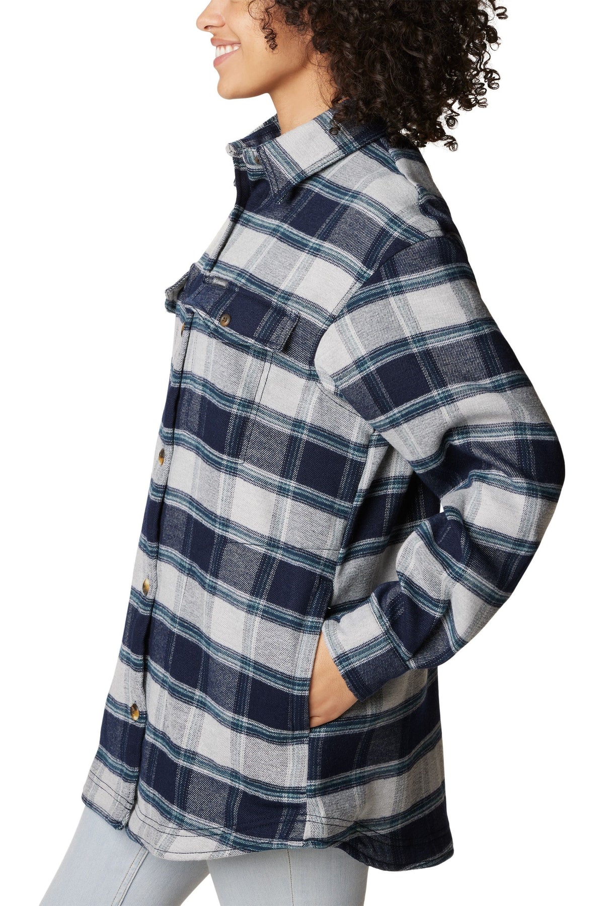 Columbia Calico Basin Shirt Jacket - Style 2052221472, side