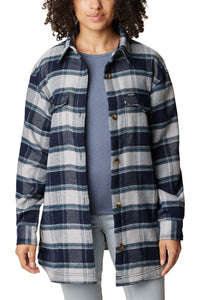 Columbia Calico Basin Shirt Jacket - Style 2052221472, front open