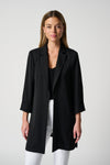Joseph Ribkoff Oversized Blazer - Style 211361, front, black