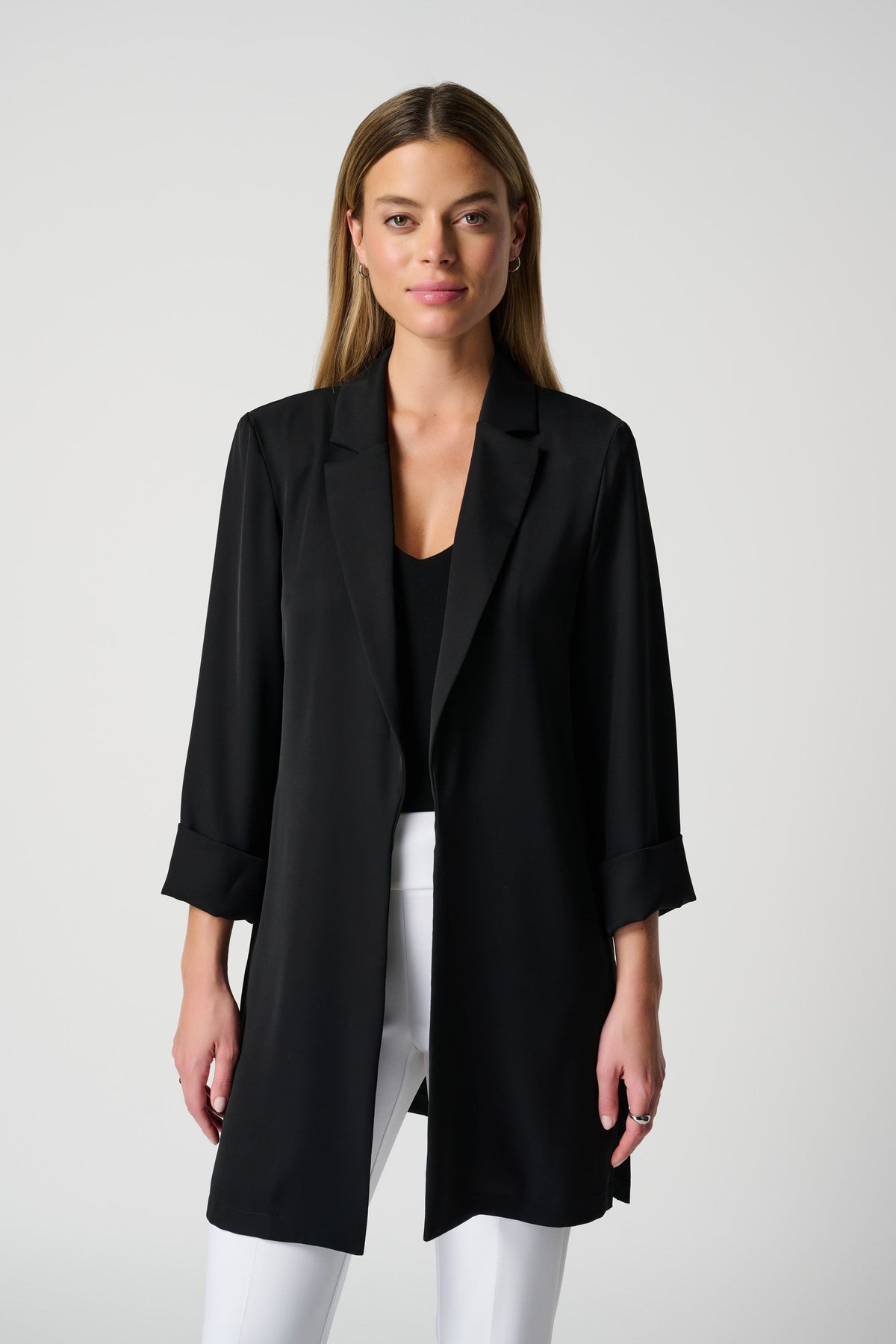 Joseph Ribkoff Oversized Blazer - Style 211361, front, black