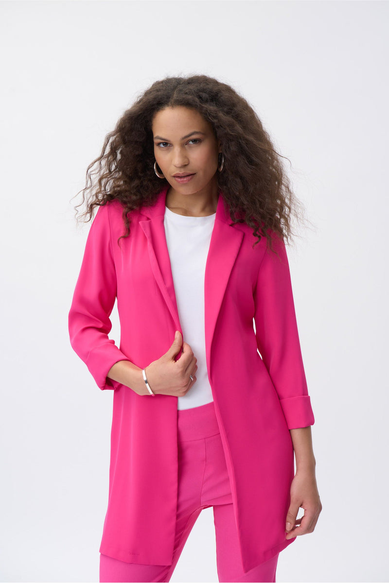 Joseph Ribkoff Oversized Blazer - Style 211361, front, dazzle pink