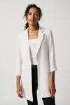 Joseph Ribkoff Oversized Blazer - Style 211361, front, vanilla