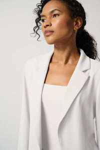 Joseph Ribkoff Oversized Blazer - Style 211361, front2, vanilla