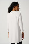 Joseph Ribkoff Oversized Blazer - Style 211361, back, vanilla