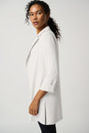 Joseph Ribkoff Oversized Blazer - Style 211361, side, vanilla