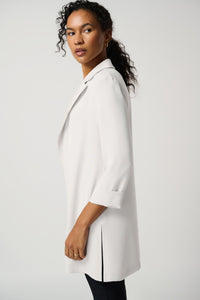 Joseph Ribkoff Oversized Blazer - Style 211361, side, vanilla