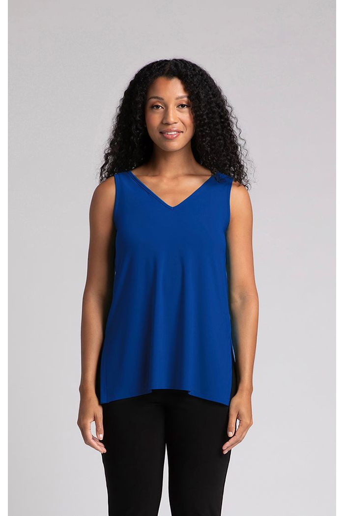 Sympli Reversible Go To Tank Relax Top - Style 21198, front, twilight