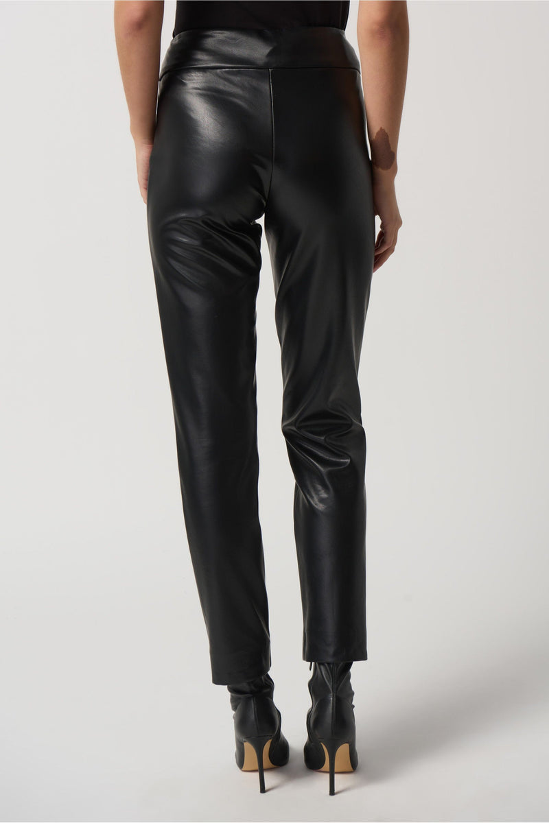 Joseph Ribkoff Faux Leather Pant - Style 223196, back