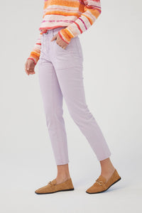 FDJ Olivia Pencil Ankle Jean - Style 2232511, side, wild pansy