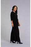 Sympli Angle Tunic - Style 23207-2, side, black