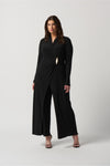 Joseph Ribkoff Wrap Front Jumpsuit - Style 233097, front