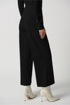 Joseph Ribkoff High-Rise Wide-Leg Pants - Style 233098, side, black