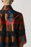 Joseph Ribkoff Stand Collar Trapeze Jacket - Style 233293, back2