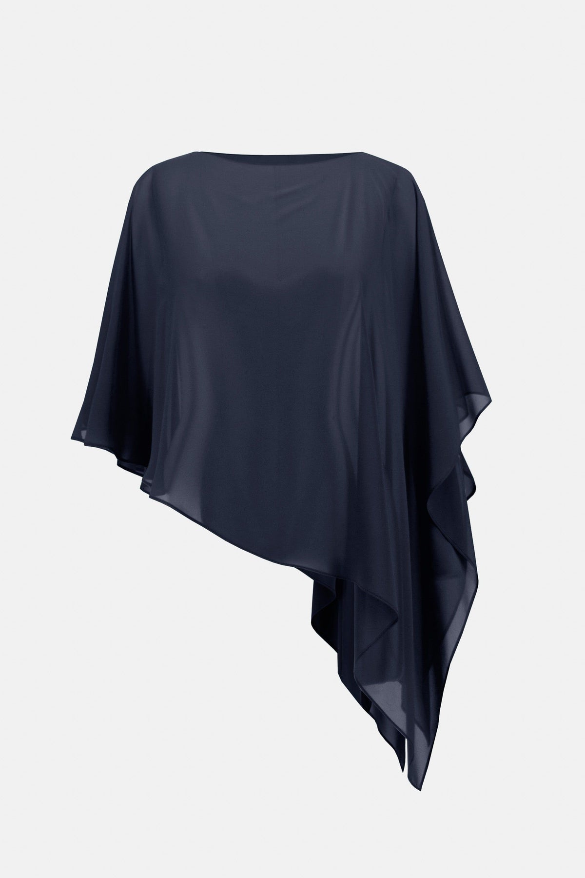 Joseph Ribkoff Sheer Chiffon Cover-Up - Style 233769, no model, black