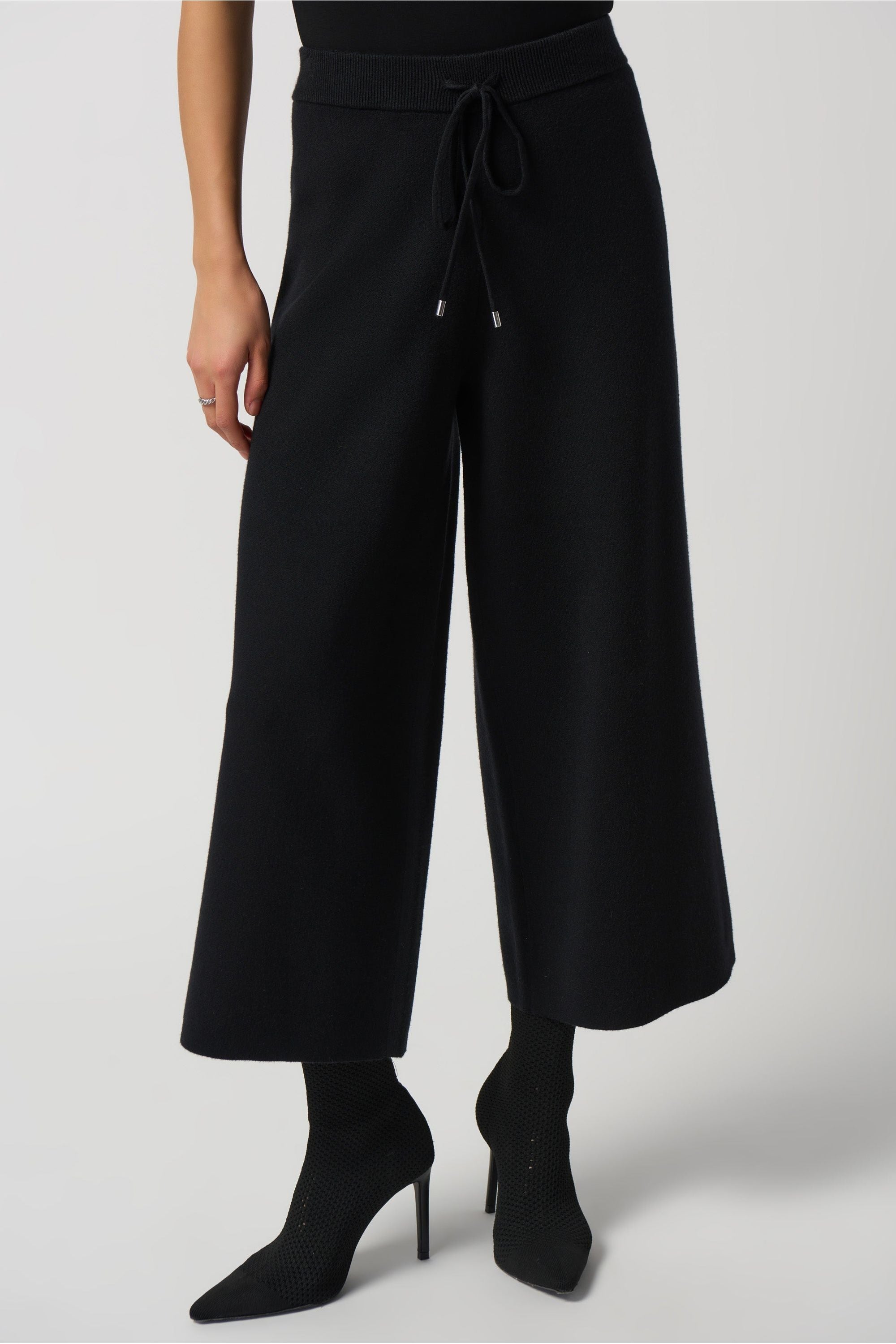 Joseph Ribkoff Culotte Drawstring Pant - Style 233908, front
