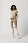 Joseph Ribkoff Colour-Block Cowl Neck Sweater - Style 234181, front2