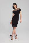 Joseph Ribkoff Silky Knit Sheath Dress - Style 241716, front2