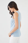 FDJ Tank Top - Style 3008476, side, light blue