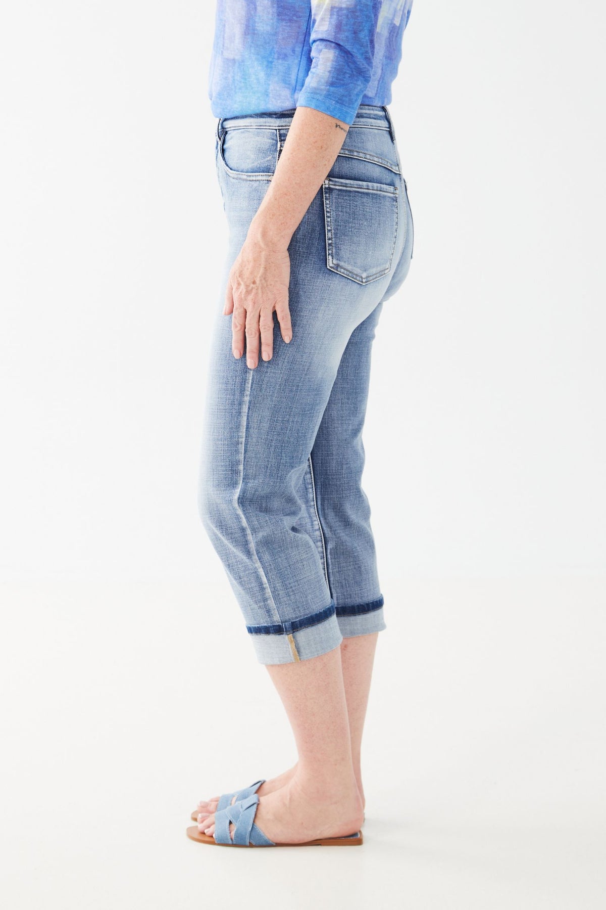 FDJ Suzanne Capri Jeans - Style 6816809, side