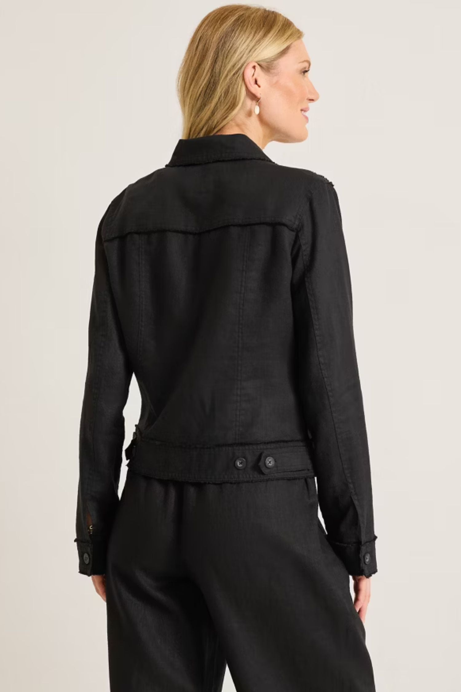 Tommy Bahama Linen Raw-Edge Jacket