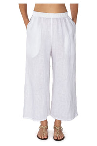 Cut Loose Linen Crop Pant - Style 4202773, front