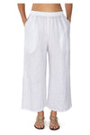 Cut Loose Linen Crop Pant - Style 4202773, front