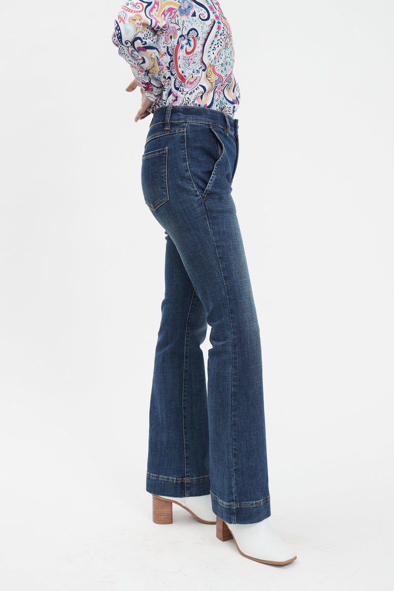 FDJ Christina Flared Leg Jean - Style 5307809, side