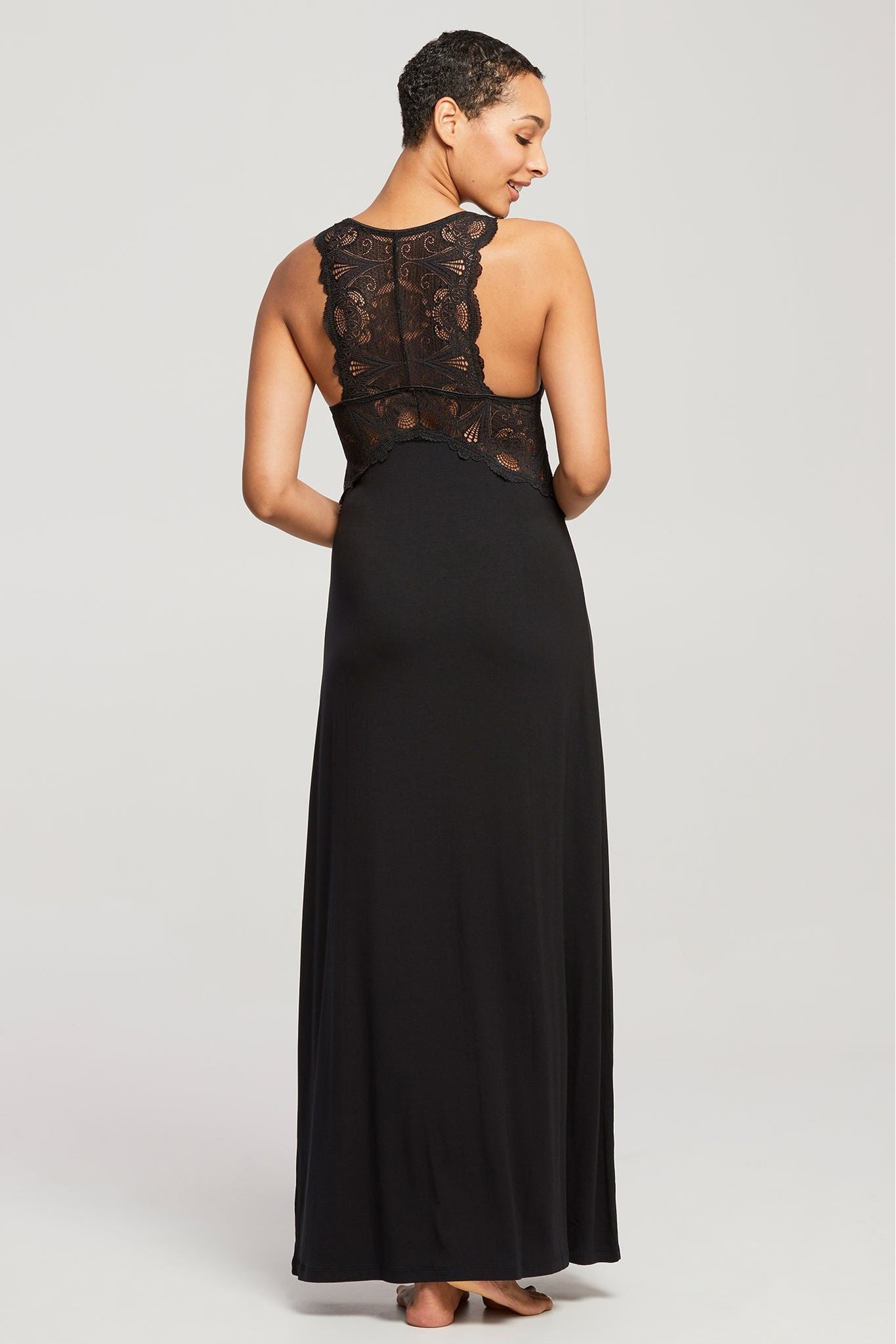 Fleur't Belle Epoque Lace T-Back Gown - Style 633, back